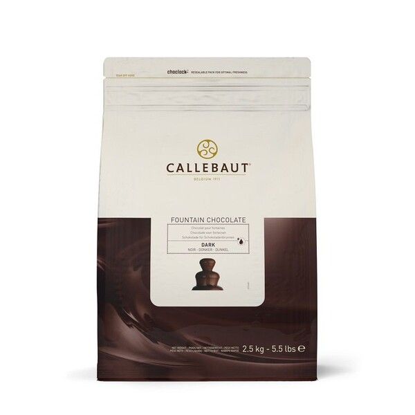 Čokoláda do fontány horká Callebaut 2,5kg