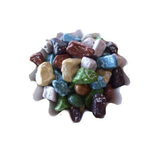 Čokoládové farebné kamene