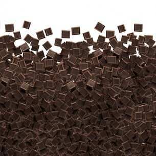 Dekorácia Čokoládové kocky 4x4mm 100g