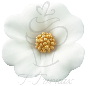 Cukrový kvet Natalia biely 1ks