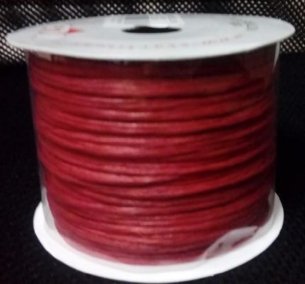 Dekoračný drôt obaľovaný červený 1m