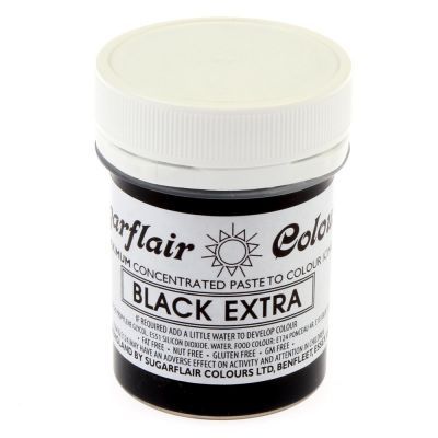 Extra gelová farba čierna 42g