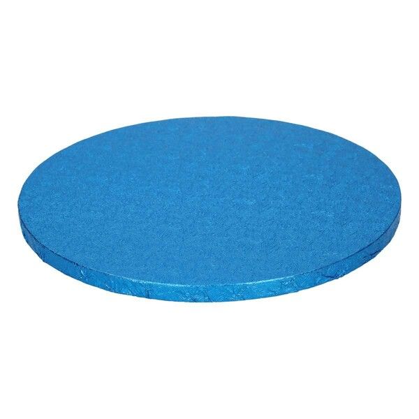 FC Modrá tortová podložka kruh hrubá 30,5cm