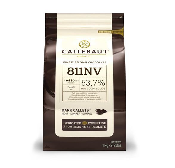 Horká belgická čokoláda 54% Callebaut 1kg