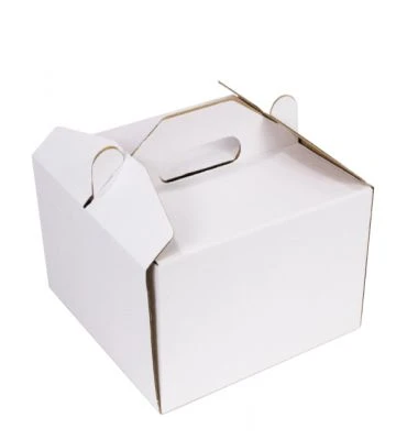 Krabica na tortu s uškom 35x35x22cm 1ks