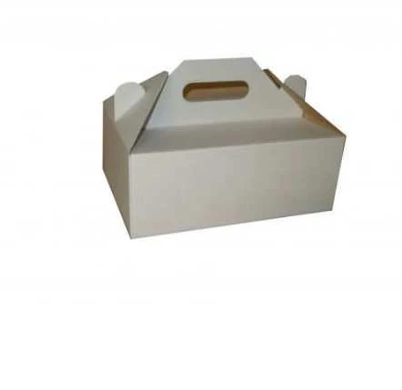 Krabička na zákusky biela 19x15x8,5cm 1ks