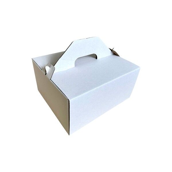 Krabička na zákusky biela 20x17x10cm 1ks