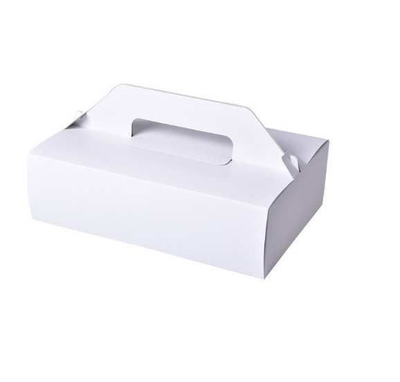 Krabička na zákusky biela 27x18x8cm-1ks