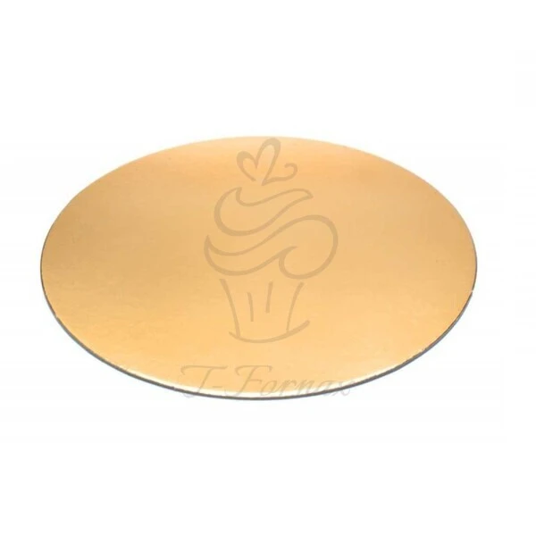 Lepenková podložka zlato-strieborná kruh A 16cm 1ks