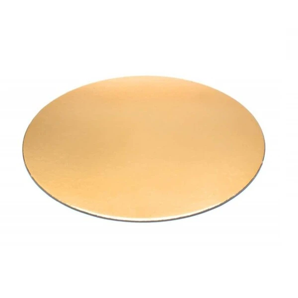 Lepenková podložka zlato-strieborná kruh A 18cm 1ks
