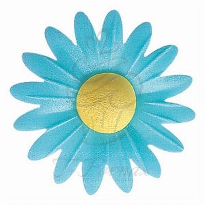 Oblátkový kvet Margarétka modrá 1ks