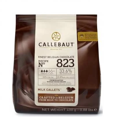 Mliečna belgická čokoláda 33,6% Callebaut 400g