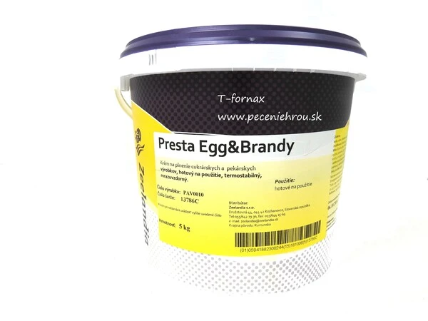Pudingová náplň Presta Egg and brandy 5kg