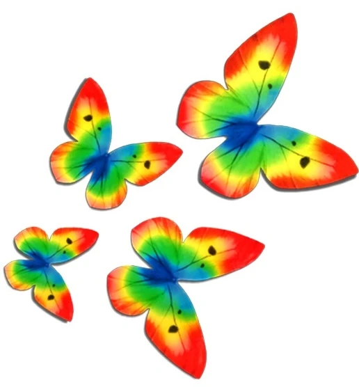 Oblátkový Motýľ dúhový 1ks