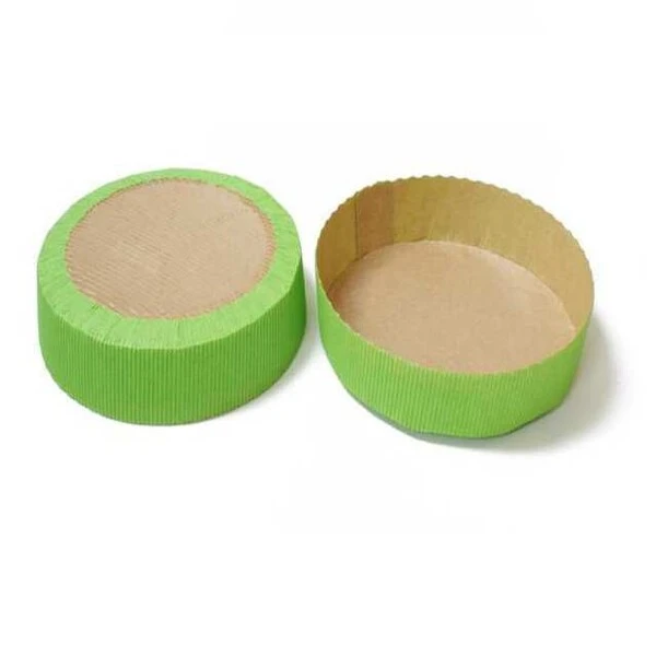 Jednorázová papierová forma MW 100x30 kruh zelený