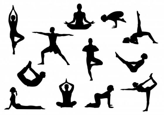 PC Joga (Yoga silhouette set)