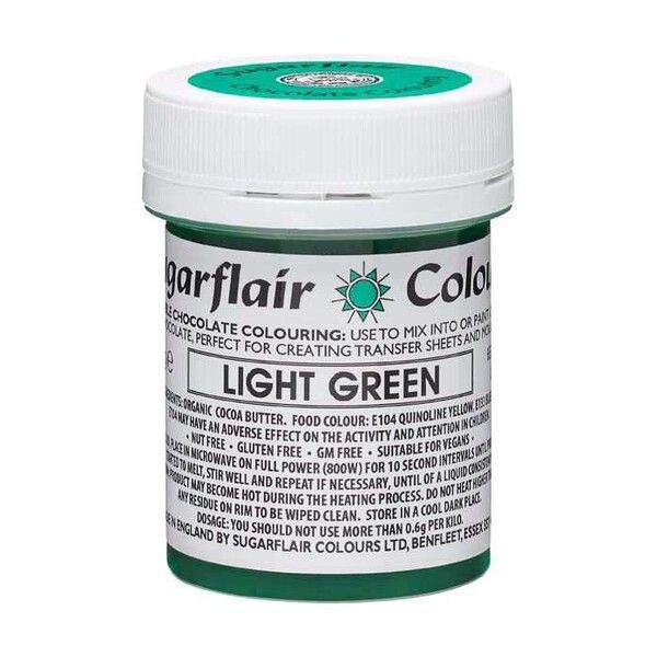 SGF Farba na čokoládu bledozelená Light Green