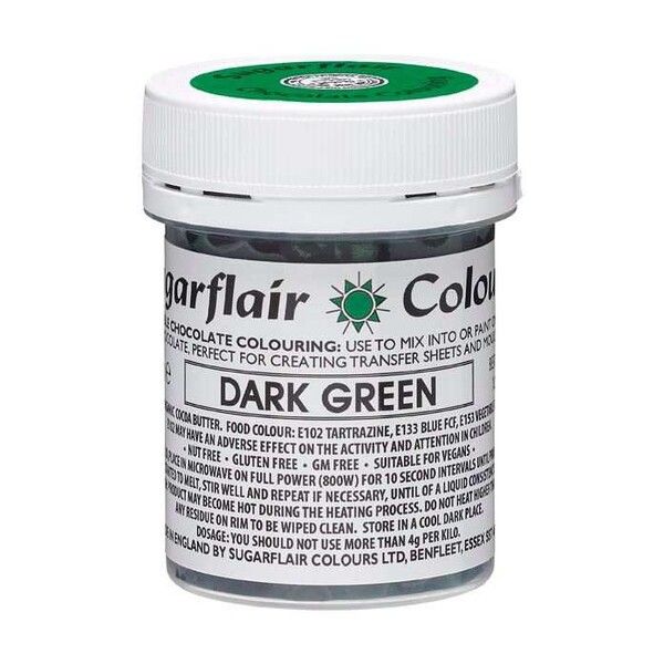 SGF Farba na čokoládu tmavozelená Dark Green