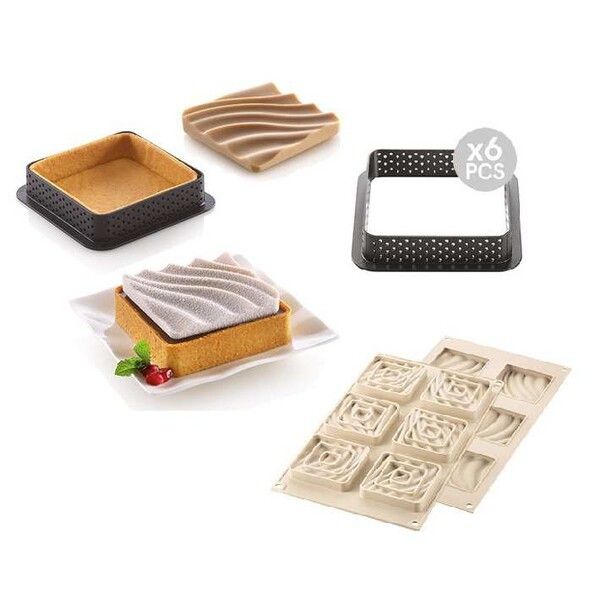 Silikomart forma Kit Mini Tarte Sand