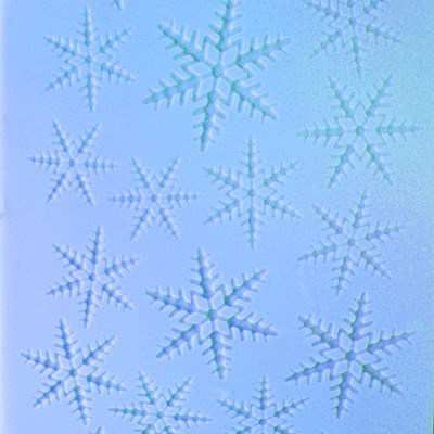 Štrukturálna fólia 15x30 Snowflake