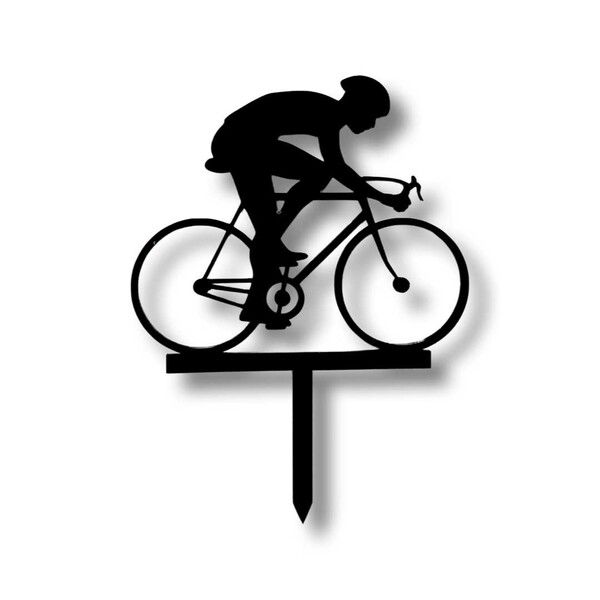 Zápich do torty silueta Cyklista