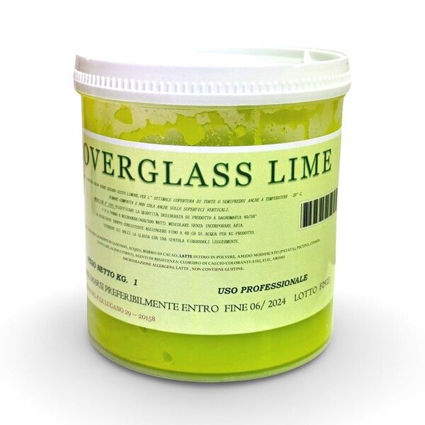 Zrkadlová glazúra Coverglass Lime (Limetka)1kg