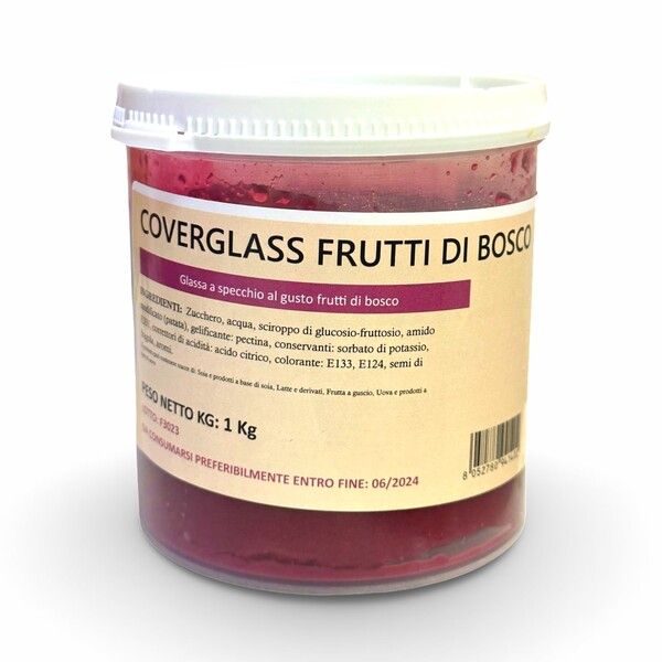 Zrkadlová glazúra Coverglass Frutti di Bosco (Lesné plody) 1kg